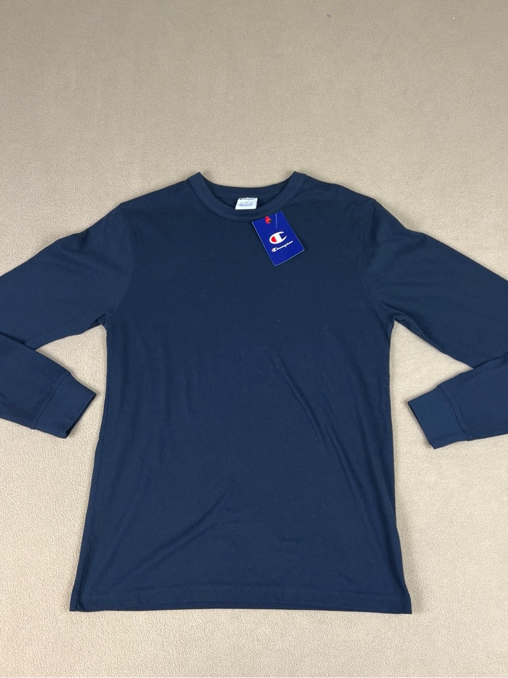 Champion Long Sleeve T-Shirt, Vintage & Cloud Wash Tee. Men's Sz Small